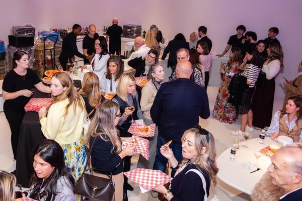 Pizza from Gia and espresso martinis kept dancers energized all night long