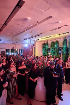 Attendees enjoyed the Éclos cocktail event at Design Miami 2025