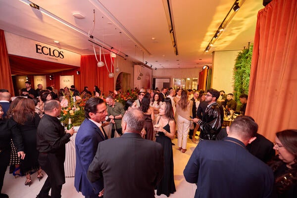 More than 200 guests attended Cosentino’s launch event for Éclos at Design Miami 2025