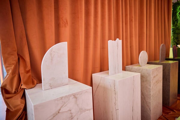 Éclos on display in sculptural form at Cosentino City Miami