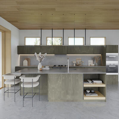 East Linear kitchen trigger-spray faucet (1500–5183) in Satin Nickel PVD (15S)