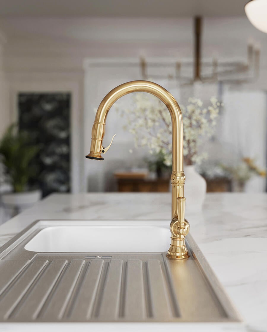 Trigger-Spray Pull-Down Faucets