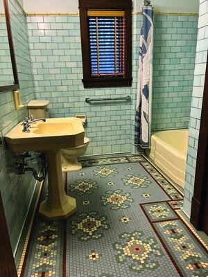 Create a tile experience with color and form that is historically authentic yet wildly innovative