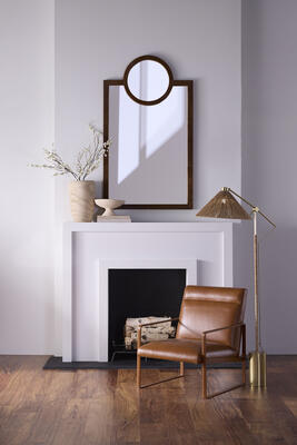 Keystone Mirror, Fitzgerald Floor Lamp
