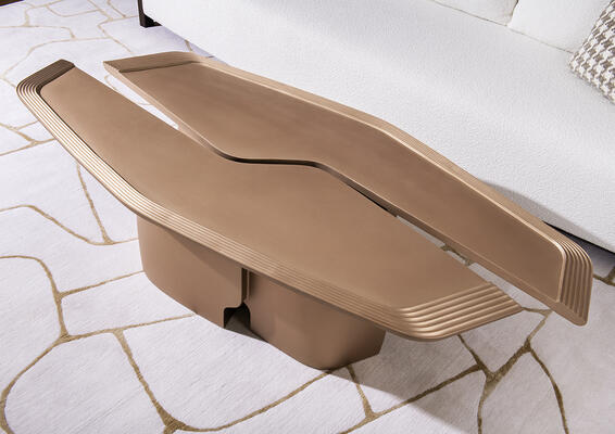 Serpentine coffee table