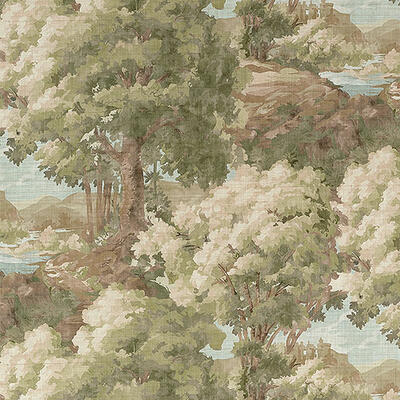 Woodland Clearing in Green