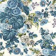 Hidcote fabric in Lavender and Blues 