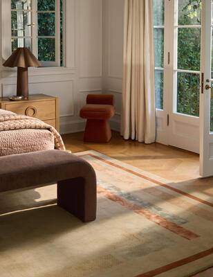 A rug that makes the room