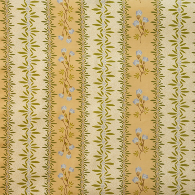Chandler Periwinkle Green linen fabric full repeat