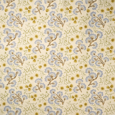 Nikko Periwinkle Green fabric full repeat