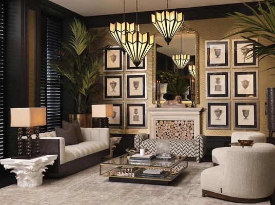 Chandelier Victory: Capturing the geometry and grandeur that defined the design revolution of the 1920s and ’30s