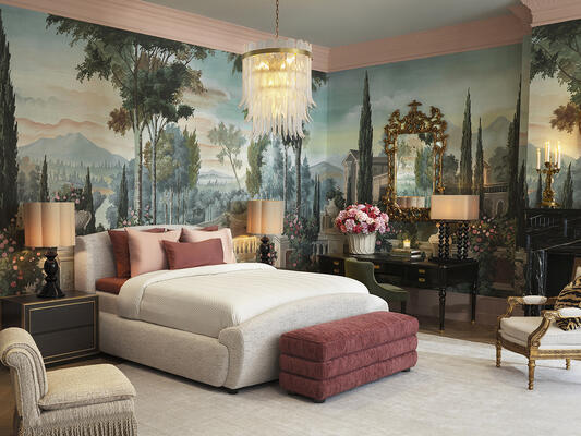 Chandelier Erika L: Evoking the glamour of 1920s couture and the poise of art deco royalty