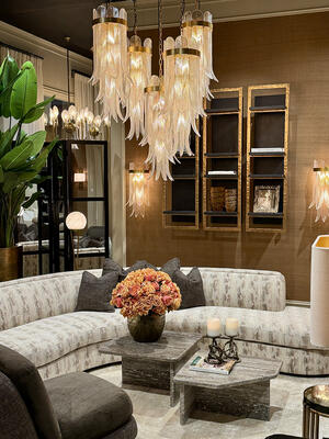 Chandelier Erika S: A golden age of art deco glamour, where design, fashion and fantasy intertwine