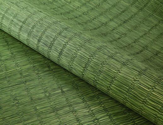 Lush Meadow natural wallcovering made of handwoven seagrass fibers