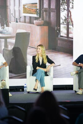 Designer Amber Lewis during the panel “The Long Game: Building Legacy with Authenticity”