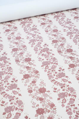 Jardin clay coated paper in Mauve