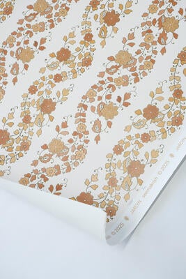 Jardin clay coated paper in Ochre