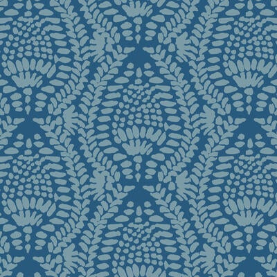 Shell Grotto in Lake (wallpaper and fabric)