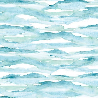 Luxe in Seaglass (wallpaper and fabric)