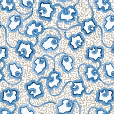 Waterlily in Lake (wallpaper and fabric)