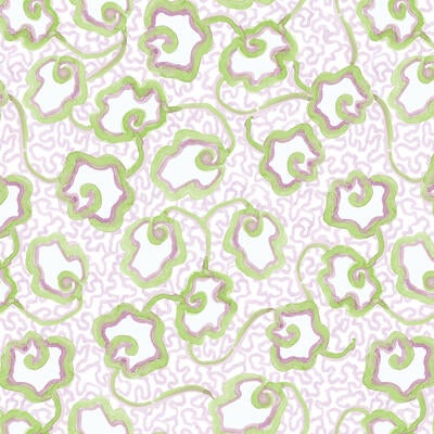 Waterlily in Lilac (wallpaper and fabric)