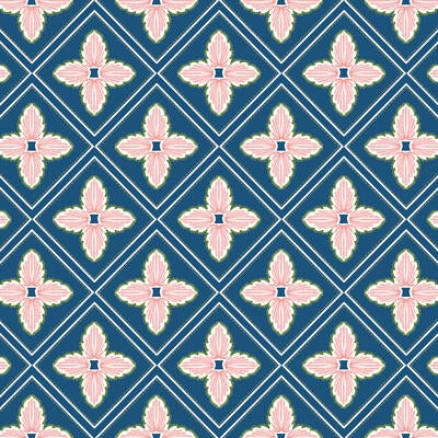 Wayfarer in Jewel (wallpaper and fabric)