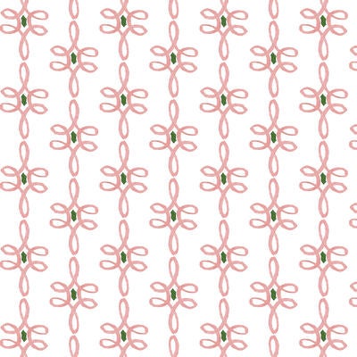 Spiral in Tearose (wallpaper and fabric)