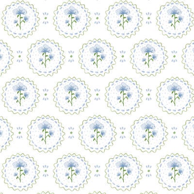 Orchard in Spring (wallpaper and fabric)