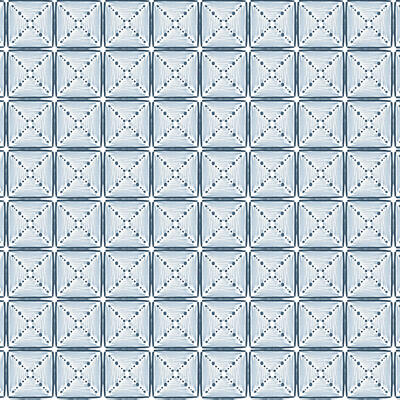 Scribbles wallpaper in Chambray