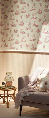 Story Time wallpaper in Rose (PB015-RO-Roll)