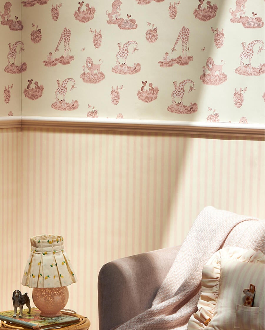 Poodle & Blonde Wallpaper and Fabric Collection