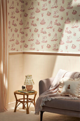 Story Time wallpaper in Rose (PB015-RO-Roll)