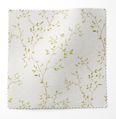 Garden Vines grasscloth in Hedge Green; 26-inch-wide untrimmed sisal grasscloth, 5-yard minimum order