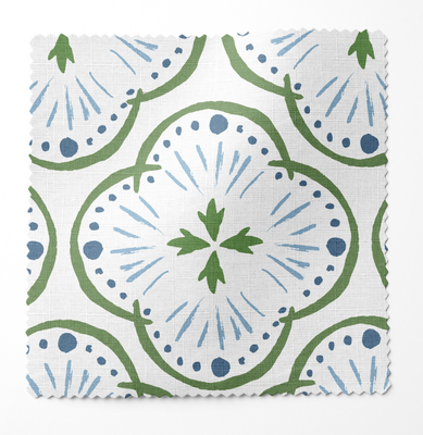 Kate fabric in Green Multi