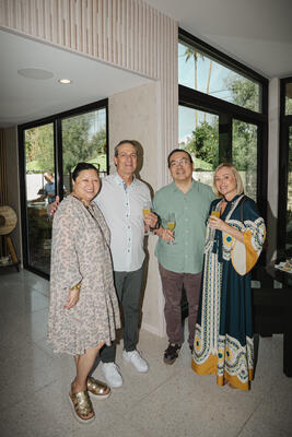 Jeanne Chung, Steve Vengrow, Ray Chung and Gina Sgambellone