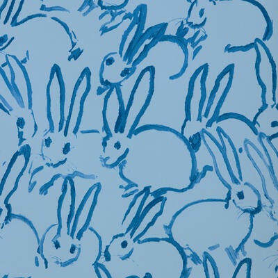 Hunt Slonem’s iconic bunnies