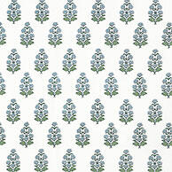 Audrey fabric and wallcovering in Blue.