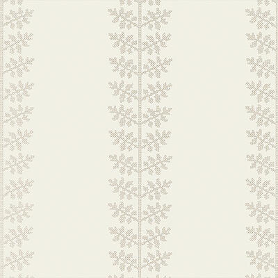 Amble Embroidery fabric in Off White