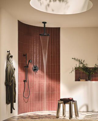 The innovative Halo shower head turns the shower into a statement