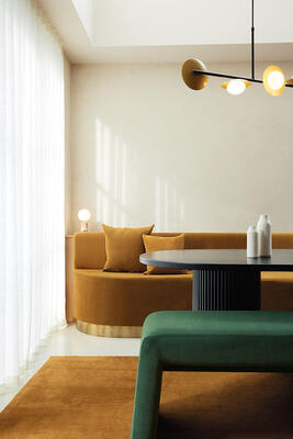 Cord FR recycled textured velvet