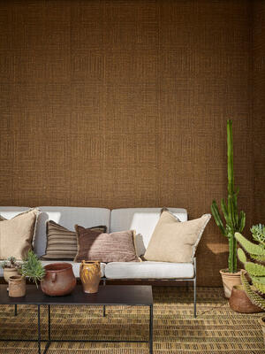 Kuma wallcovering in Harvest