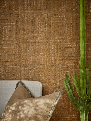 Kuma wallcovering in Harvest