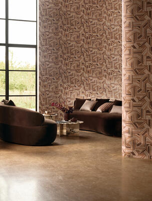 Modulo wallcovering in Mehndi