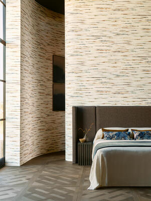 Elaris wallcovering in Ashlar