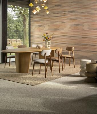 Kashmir from the Indienne wallcovering collection by Arte draws inspiration from Indian summer