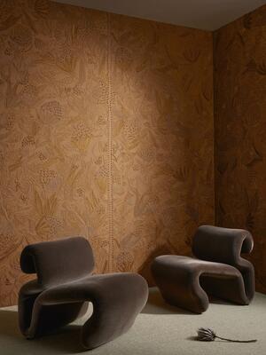 Eclosion from Arte’s Allures collection features detailed embroidered surface patterns
