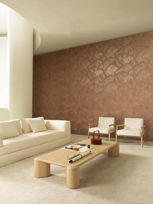 Nefeli from Arte’s Zephyr wallcovering collection is inspired by the god of the west wind 
