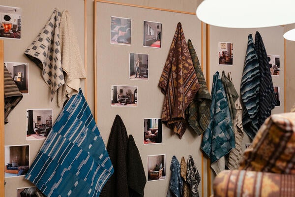 Mood boards showcase the Cocuyo fabric collection