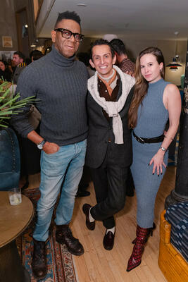 Rayman Boozer, Luis Enrique Hill and Beatriz Naranjo