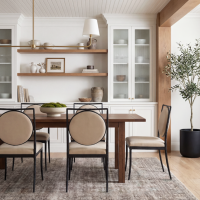 Hammersmith dining chairs from the fully sustainable Meno Home x Co.House Designs collection